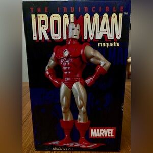 New-Marvel Iron Man Figure in Red and Yellow-never opened.